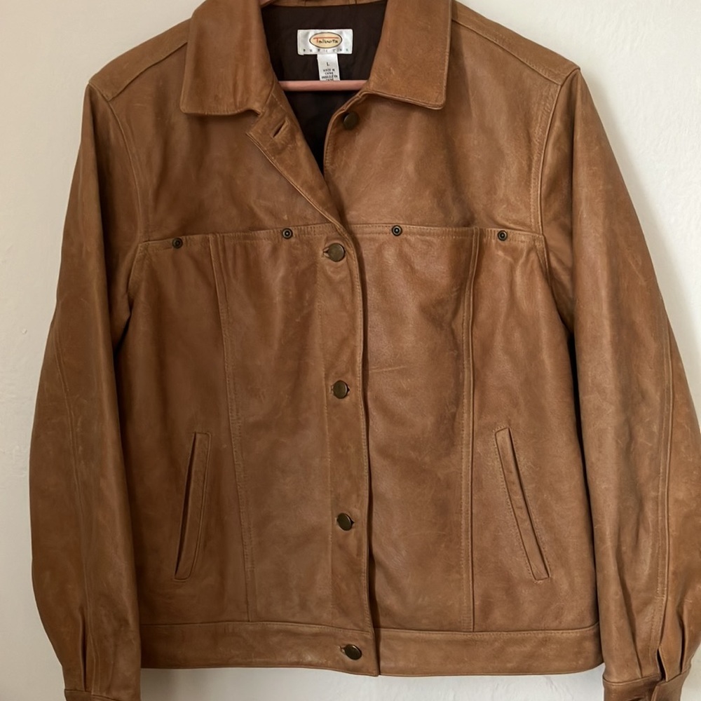 Talbots Leather Jacket - Picture 3 of 7